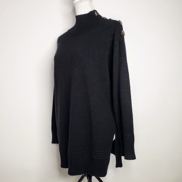 Anthropologie Five button Shoulder Sweater S - Picture 2 of 9